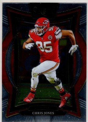 2024 Panini Select Concourse Football Chris Jones No. 19 Kansas City Chiefs