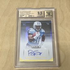 2014 Panini Rookies & Stars Bishop Sankey #109 Auto RC /10 GM 9.5 BGS
