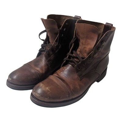 9049 Sendra Lace up Boots Sprinter Evolution Tang Rubber Sole Frame Sewn 44