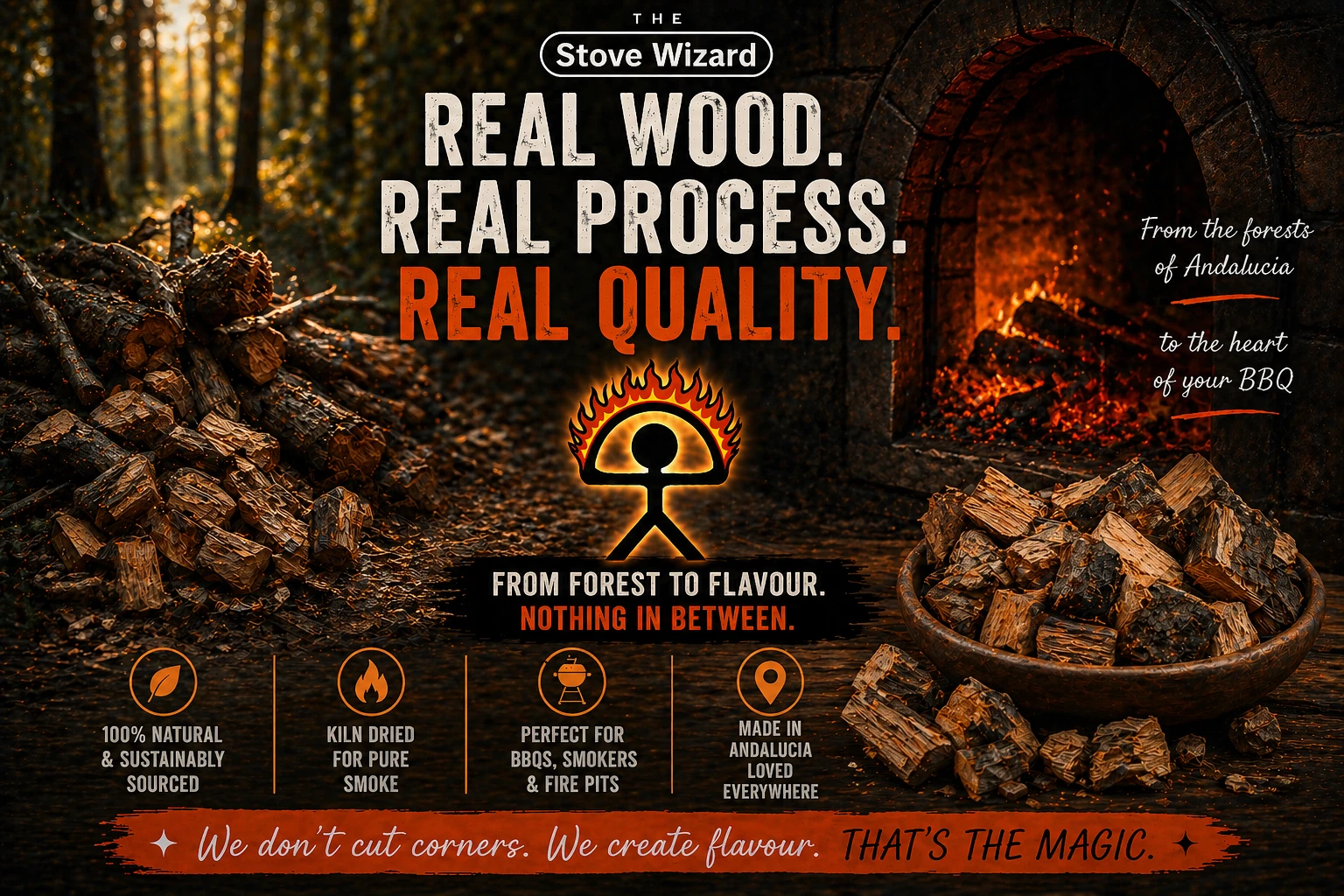 Real wood real process real quality