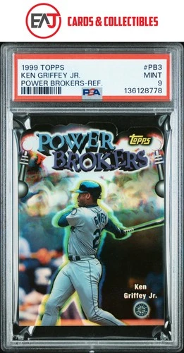 Ken Griffey Jr. 1999 Topps Power Brokers Power Brokers Refractor PSA 9 #PB3