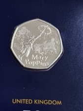 Mary Poppins Silver 50p Certified Brilliant Uncirculated 2025