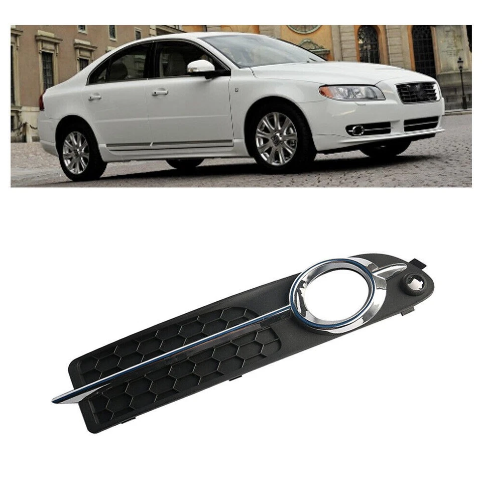 New Front Bumper Fog Lamp Cover Moulding Trim for Volvo S80 V70 07-13 30790920 - Image 3 of 4