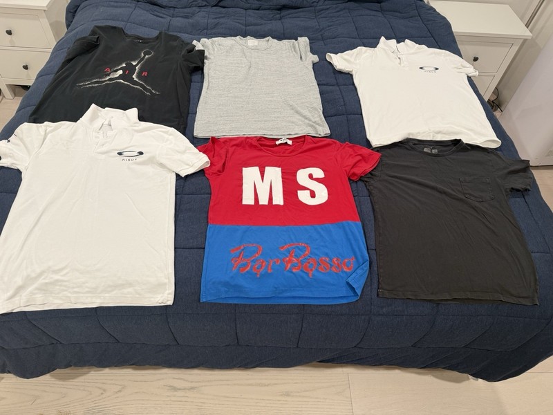 Jordan Nisus Mixed Clothing Lot 6 Logo Cotton Shirts/Tops Multicolor Unisex Baby