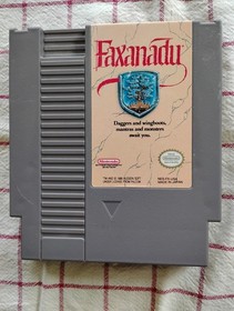 Nightshade and Faxanadu NES Games. Nightshade Manual and a Game Sleeve included.