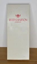 Reed & Barton Boxed Set 6 Wood Handled Color Coded Stainless Steel Fondue Forks