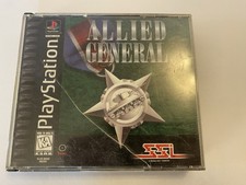 Allied General (Sony PlayStation 1, 1996) CiB Complete  Reg Card Tested /Working