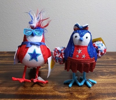 Target 2025 Sun Squad 4th July Featherly Friends Target Bird-Cheery & Hero NWT 