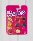 Vintage 1984 Barbie Fashion Extras Shoes Accessories Pack Mattel #4918 Carded