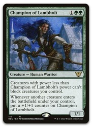 Champion of Lambholt - Commander: Kamigawa: Neon Dynasty #115