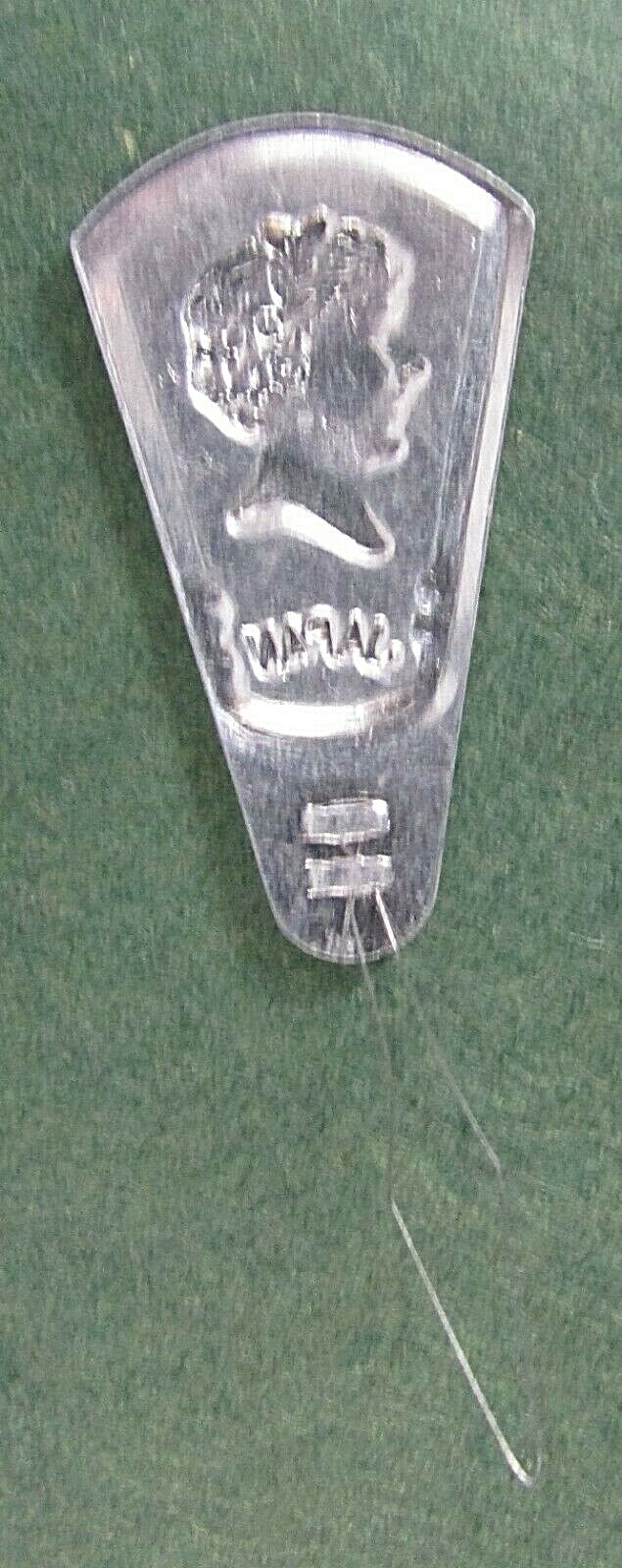 Vintage 1960's Japan Aluminum Old Classic Sewing Needle Threader