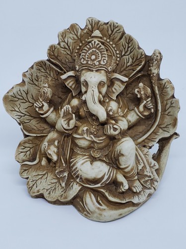 Schöne Lord Ganesha Indianer Elefant Gott Harz Statue Skulptur ~ aus Nepal - Bild 1 von 11