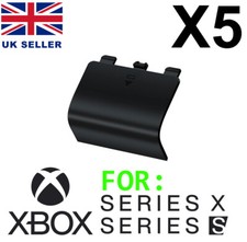 Xbox Series S X Controller Battery Cover Shell Replacement Back White/Black x5