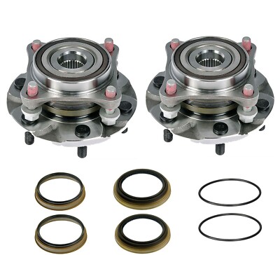 Pair: 2 DTA Front Wheel Hub Bearing Full Assemblies 4WD Tacoma + 2 Seals O Ring