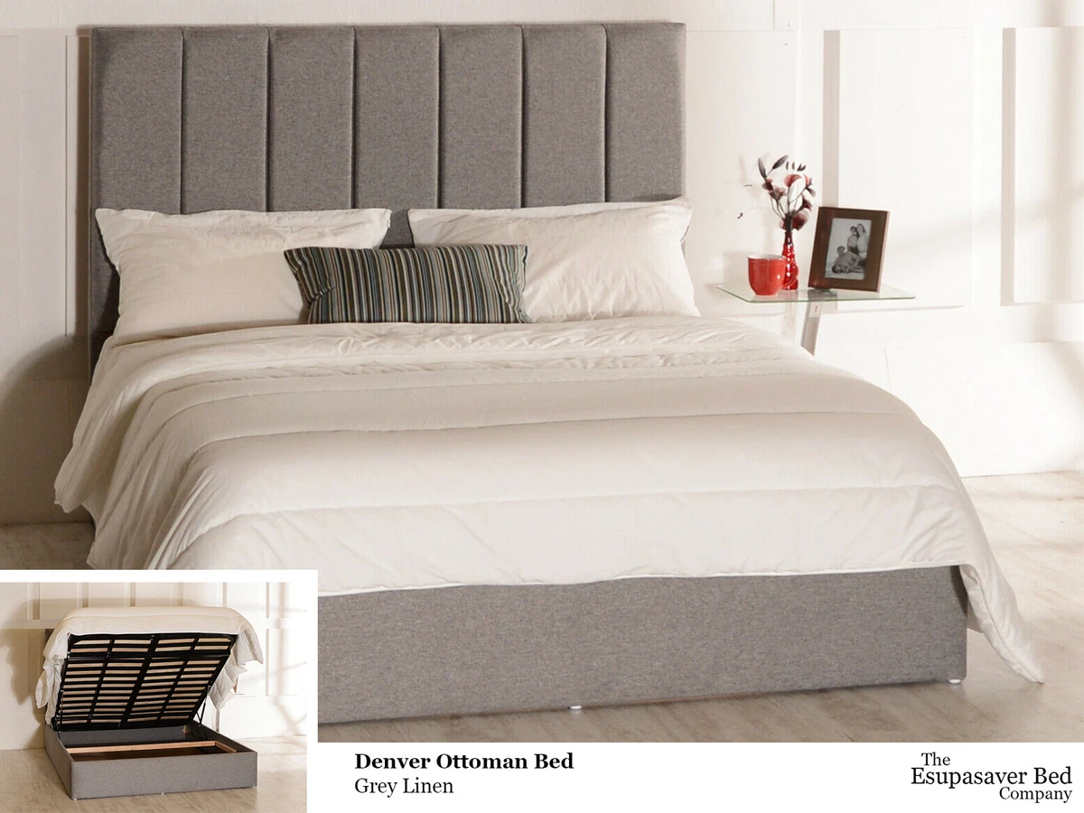 Small double sale ottoman bed sale