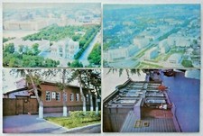 1969 Vintage Postcards Views of ULYANOVSK Russia Izvestiya USSR Set of 4