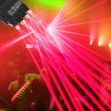 650nm 100mw Red Laser Gloves Stage Lights For DJ Disco Party Club Bar