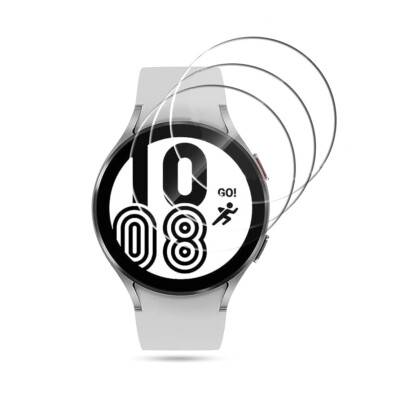 3X Hartglas für Samsung Galaxy Watch 4 44 mm Panzerfolie Display Schutzfolie 9H