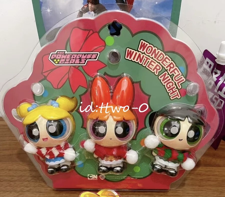 The Powerpuff Girls ビニールフィギュアセット THE POWERPUFF GIRLS/パワーパフガールズ・SEGA/セガ・PVC