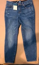 Jag Cecilia Skinny Mid Rise Jean for Women 12P 27" Inseam - NEW San Diego BLUE 