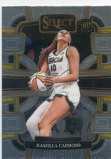 2024 Panini Select WNBA KAMILLA CARDOSO RC ROOKIE #33 CONCOURSE LEVEL BASE SKY