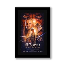 STAR WARS: THE PHANTOM MENACE - 11x17 Framed Movie Poster by Wallspace