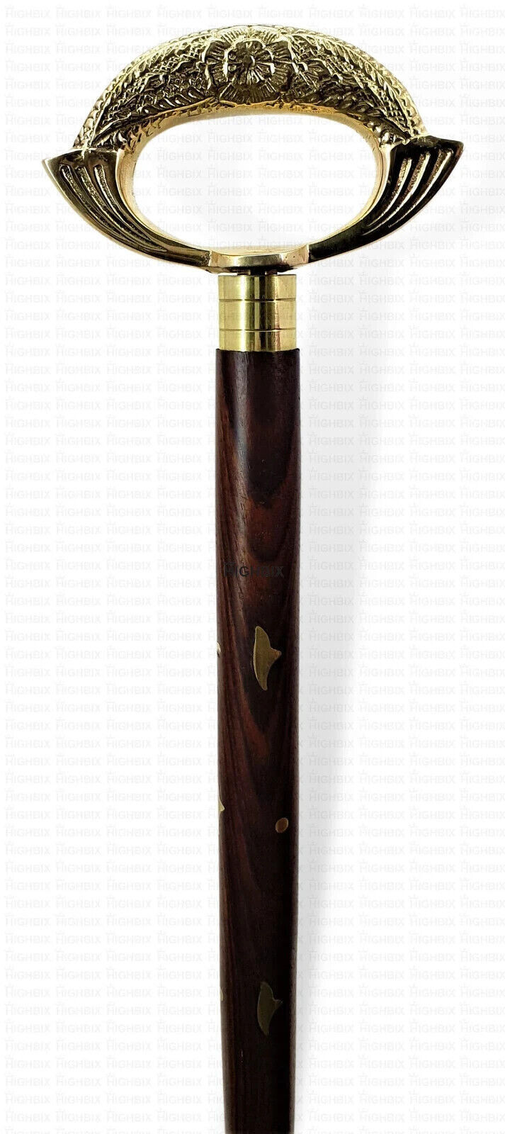 Vintage Look Steampunk Solid brass Ring Head Hand… - image 4