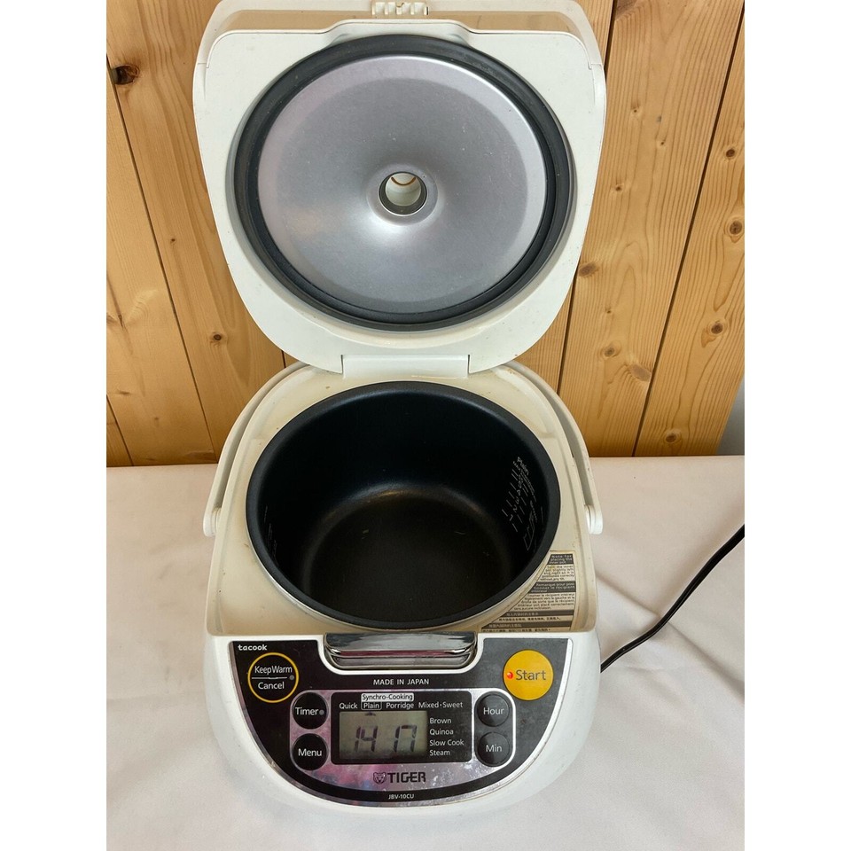 Tiger TaCook Rice Cooker JBV10CU/White eBay