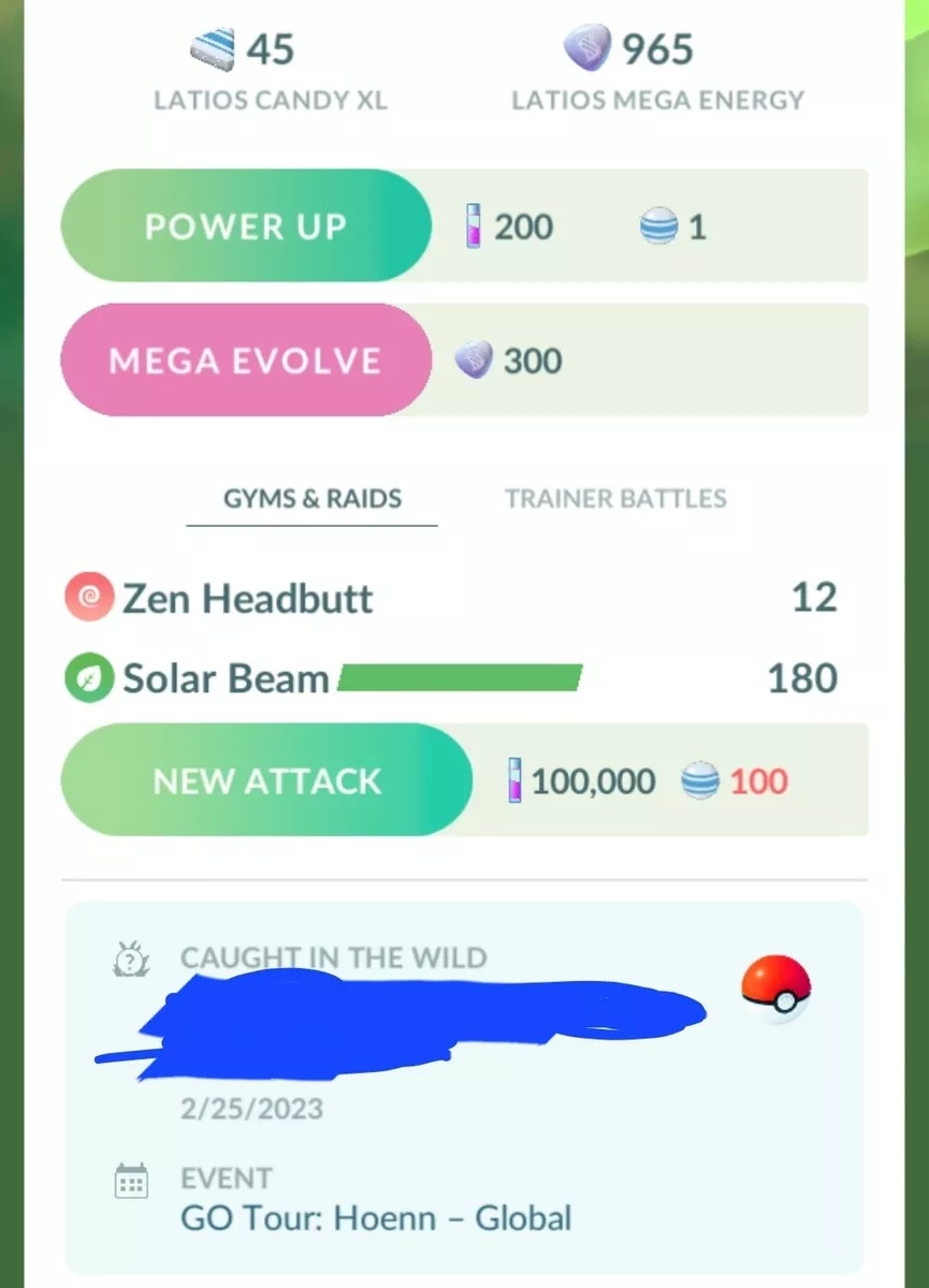 Pokémon GO Shiny level 1