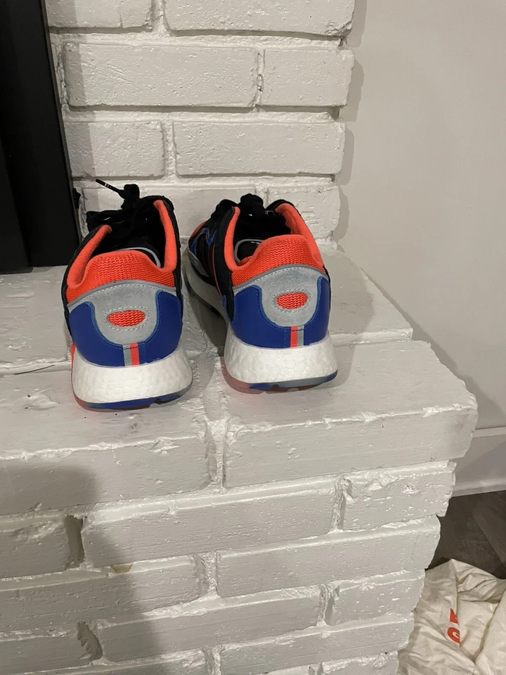 Adidas Tresc Run Solar Red Hi-Res Blue. Great Shape. Fast Shipping. Size 10 - Image 4 of 4