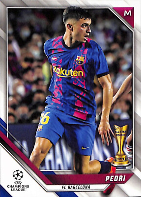 2021-22 Topps UEFA Champions League #155 PEDRI FC Barcelona | eBay
