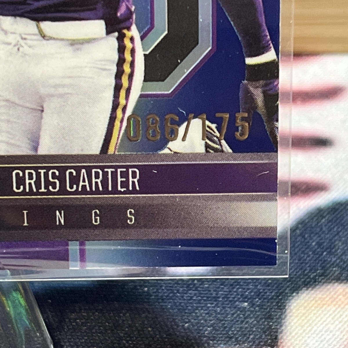2024 Topps Signature Class Randy Moss Cris Carter /175 Blue