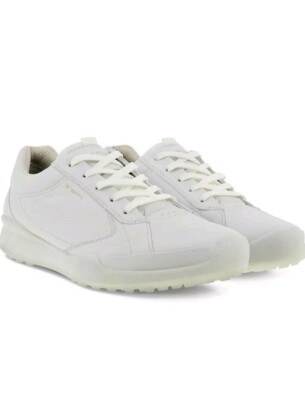 Ecco Mens Biom Hybrid Golf Shoe White Spikeless 131654 EU 44 Size 10 - 10.5 