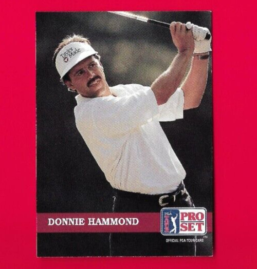 1992 Pro Set Golf Card- PGA Tour, Donnie Hammond #124