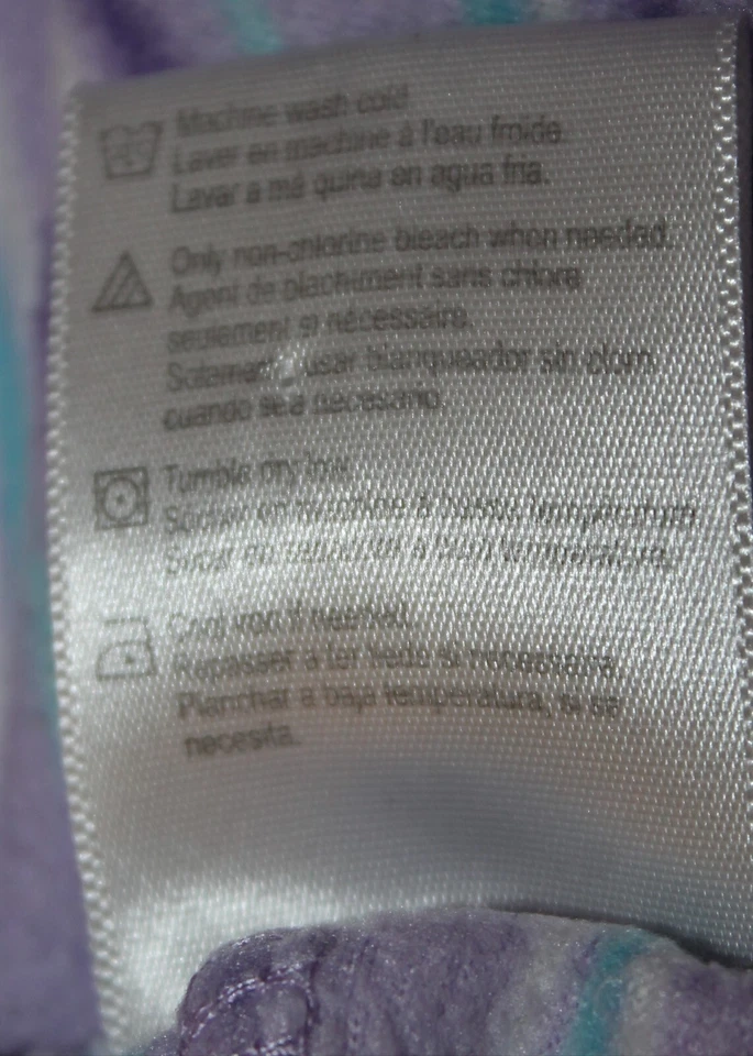 Pantalones para dormir Jockey medianos lavanda multi rayas de vellón Foto 3 de 4