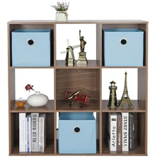 Bookcase Storage Shelf 9 Cubes Display Unit Stand Cabinet Organizer Morden