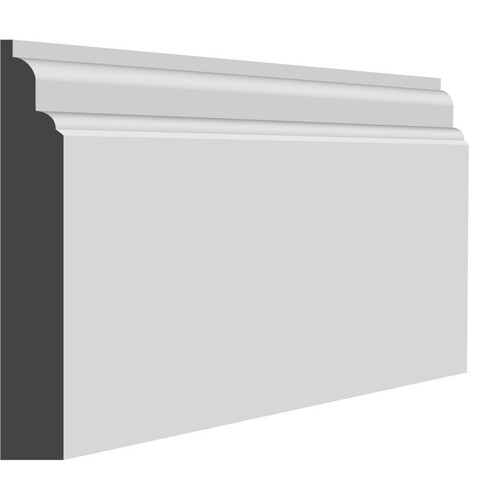 LAMBS TONGUE MDF SKIRTING BOARD 25MM PRIMED / UNPRIMED eBay