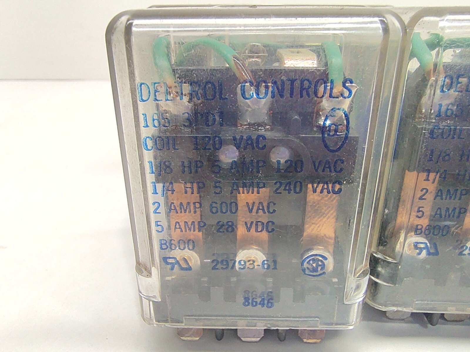 LOT*5 Deltrol Controls 165 3PDT S155D Relay (FREE SHIPPING) eBay