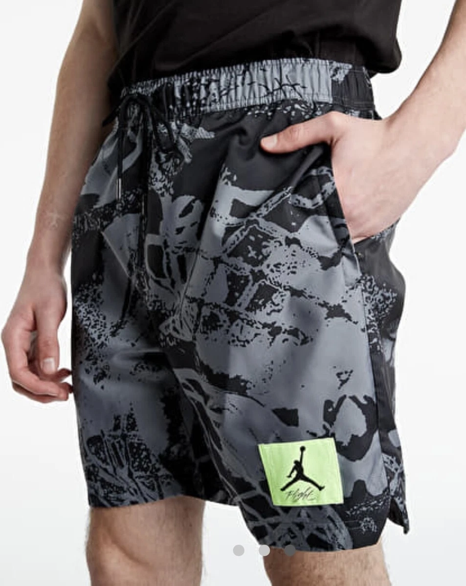 NEW Nike Air Jordan Jumpman Poolside 7 in Shorts Black Grey