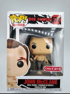 Funko POP! Movies Die Hard John McClane #672 Target Exclusive Shirtless Barefoot | eBay