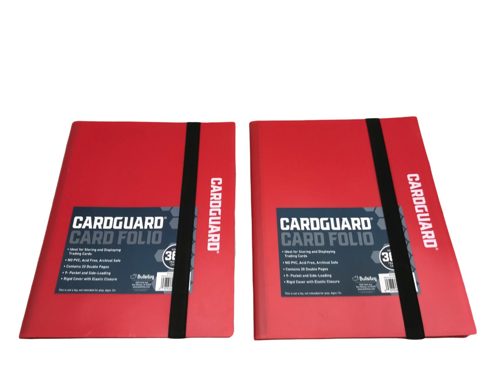 Lot 2x CardGuard Trading Card Pro-Folio, 9-Pocket Side-Loading Pages, Red  97712547510 | eBay