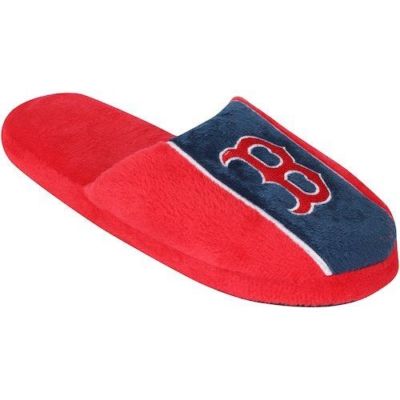 Pair of Boston Red Sox Big Logo Stripe Slide Slippers House shoes New STP18 