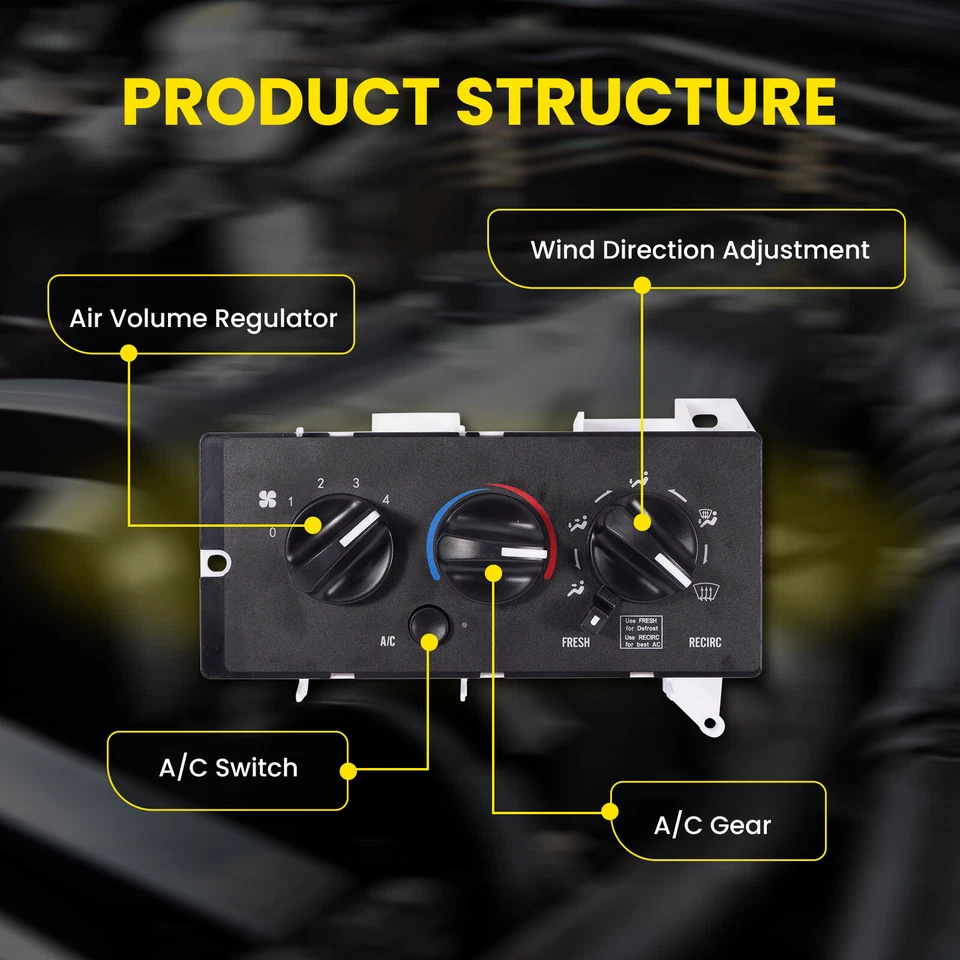 Panel de control de CA para 2001-2005 Mack CV500 CV700 11,9 L 11-1225 7787-880011 Foto 3 de 4