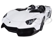 LAMBORGHINI AVENTADOR J ROADSTER WHITE 1/18 DIECAST MODEL CAR BY AUTOART 74674