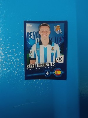 2023 Topps UEFA Champions League Stickers Figure New N 440 Turrientes Real Soc