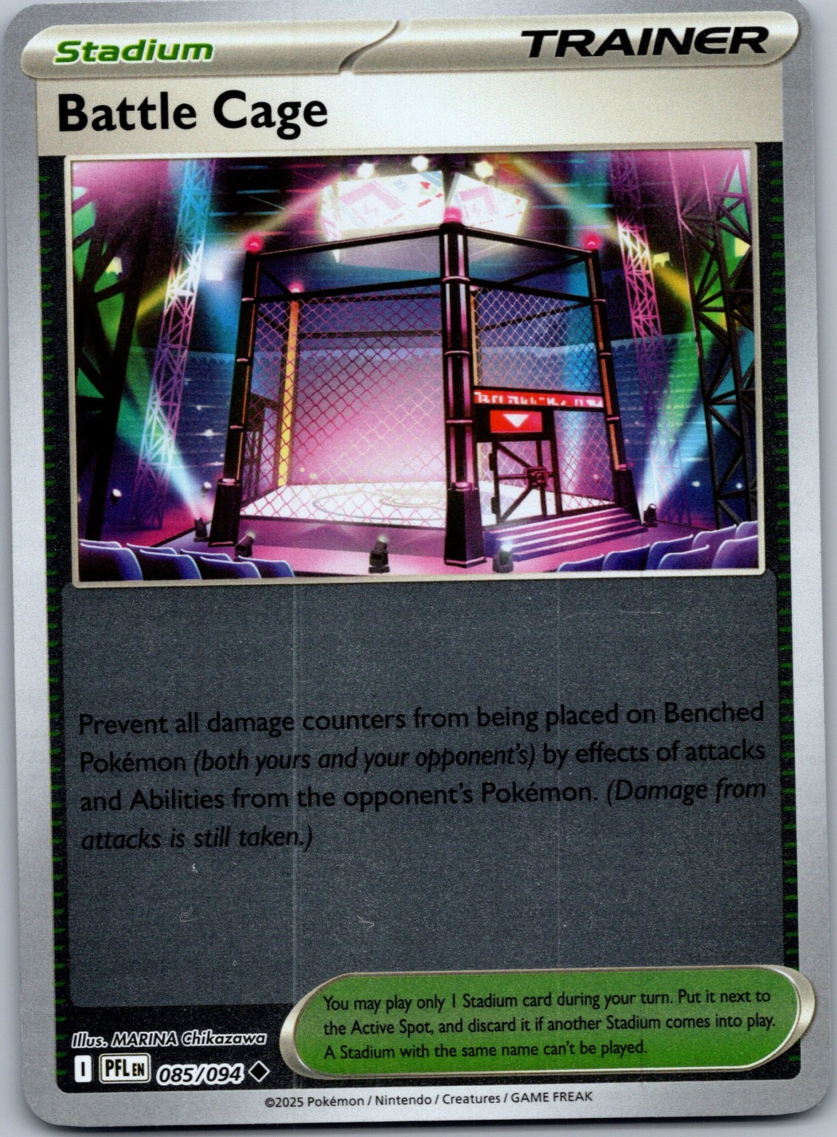 Battle Cage - Reverse Holo ME02: Phantasmal Flames 085/094 NM
