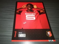 Breel Embolo Unsigned Stade Rennais FC Club autograph card
