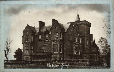 CARGEN ISLE OF ARRAN Scotland Castle Antique RPPC Real Photo Postcard