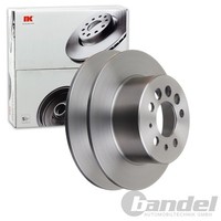 2X NK Bremsscheiben 281Mm Voll Hinten Passend FÜR Volvo 780 940 960 S90 V90 |