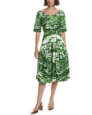 Samantha Sung Rose Midi Dress Women's